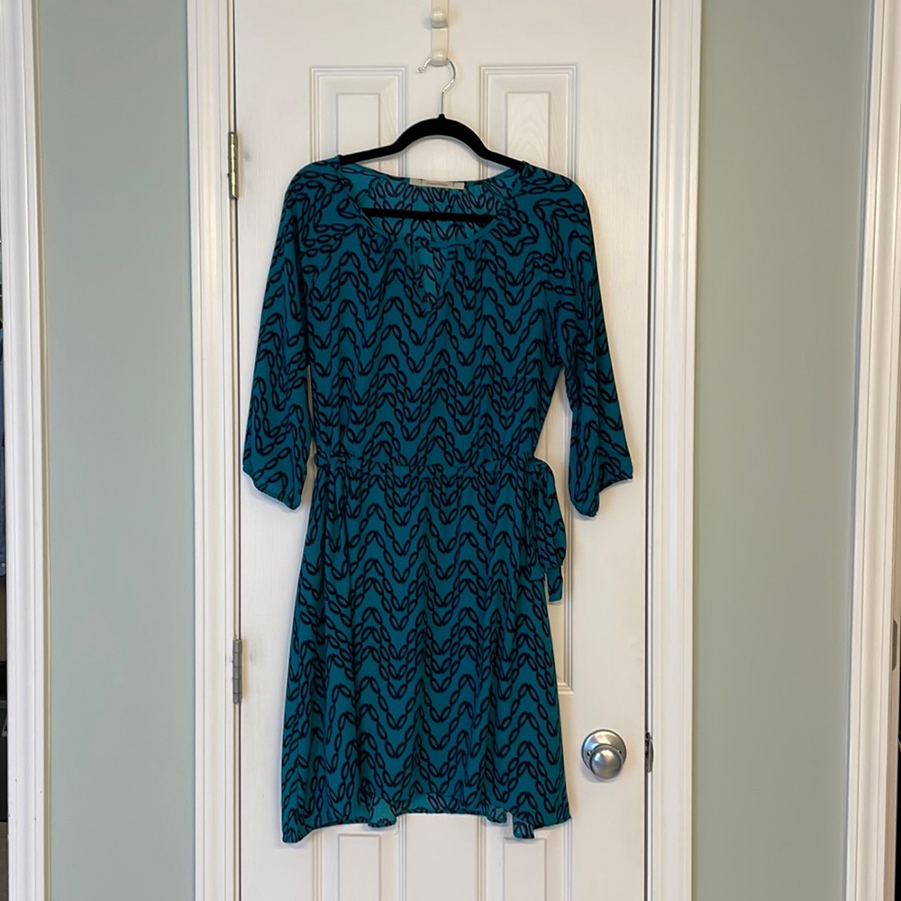 41 Hawthorn 3/4 Sleeve Patterned Dress